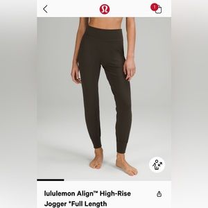 Lululemon Align Joggers - Dark Olive - Size 8